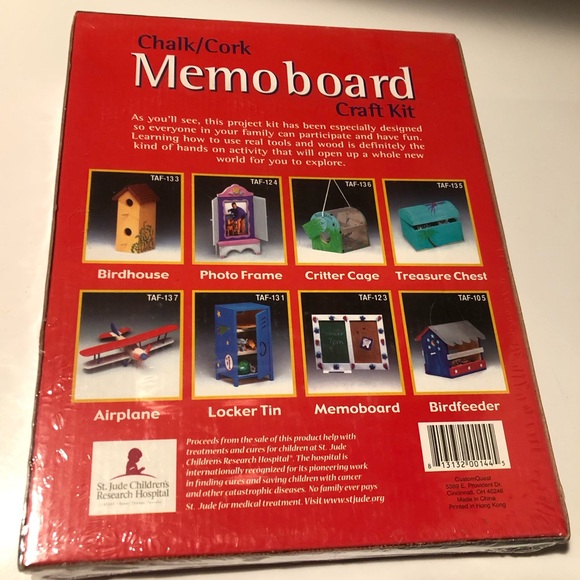 New Chalk/Cork memoboard craft kit gift - Picture 2 of 2